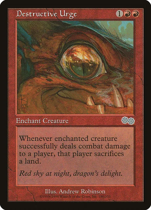 Destructive Urge · Urza's Saga 180/357