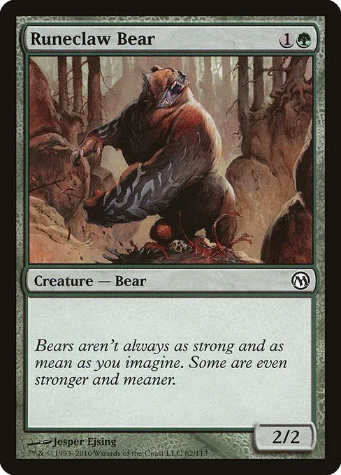 Runeclaw Bear · Duels of the Planeswalkers 82/113