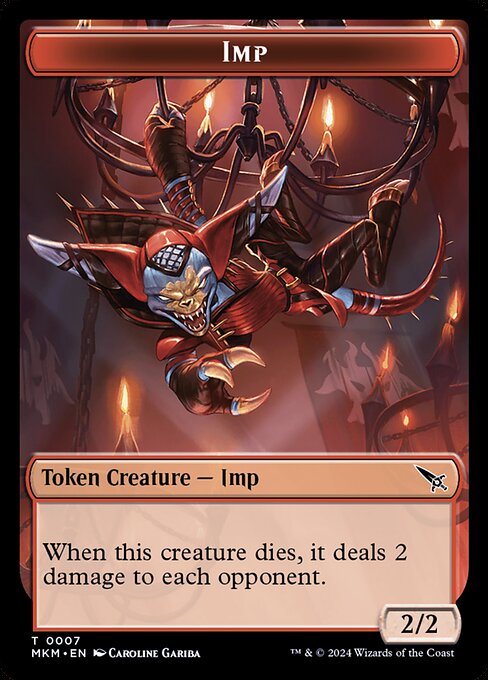 Imp · Murders at Karlov Manor Tokens 7/22