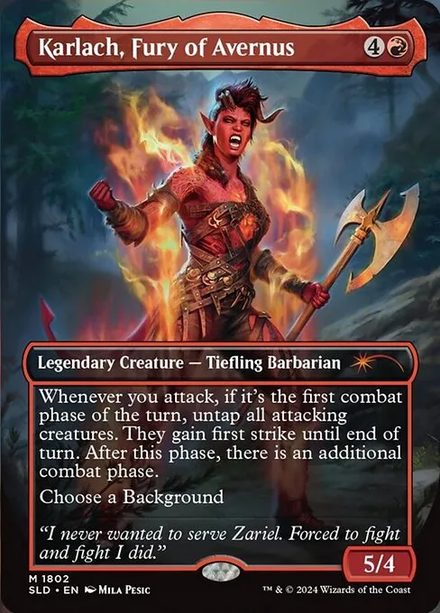 Karlach, Fury of Avernus · Secret Lair Drop 1802/2547