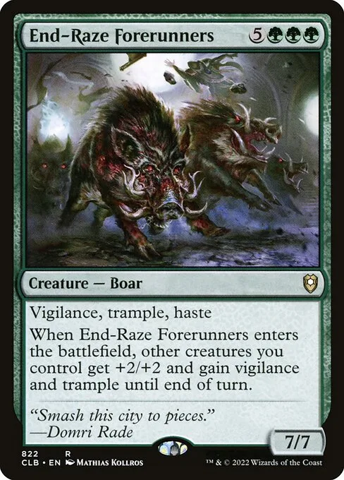 End-Raze Forerunners · Commander Legends: Battle for Baldur's Gate 822/936