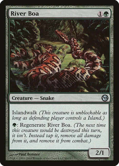 River Boa · Duels of the Planeswalkers 80/113
