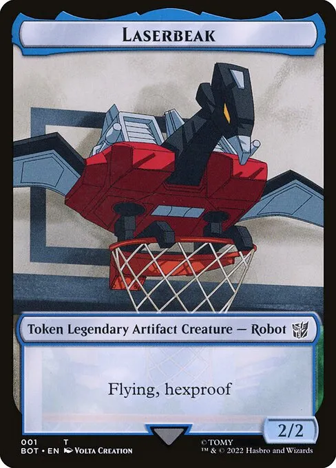Laserbeak · Transformers Tokens 1/2