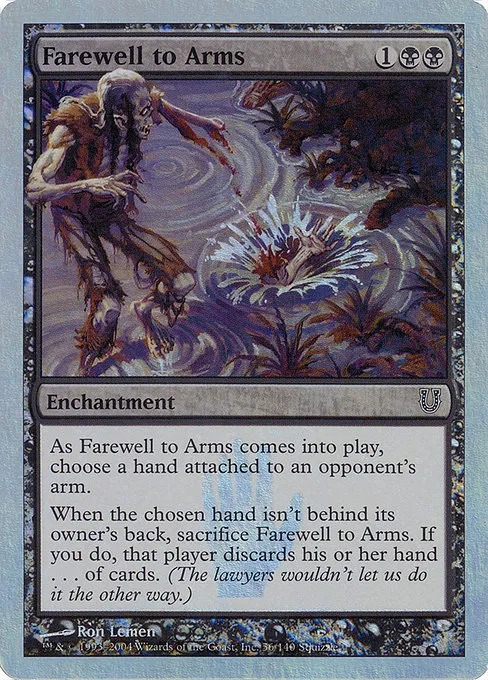 Farewell to Arms · Unhinged 56★/168