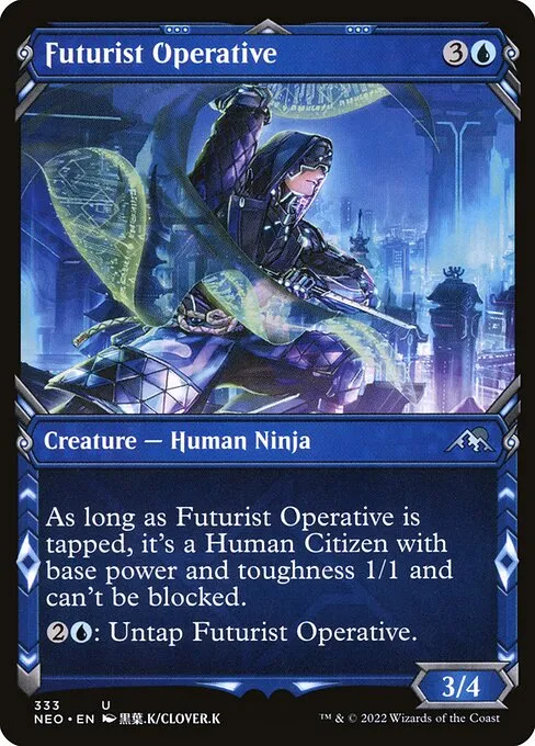 Futurist Operative · Kamigawa: Neon Dynasty 333/531