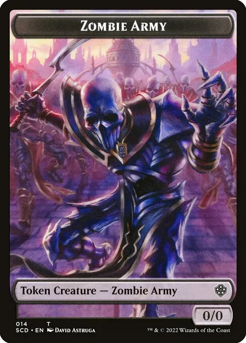 Zombie Army · Starter Commander Deck Tokens 14/27