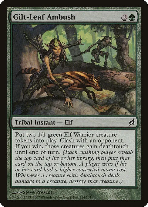 Gilt-Leaf Ambush · Lorwyn 214/301