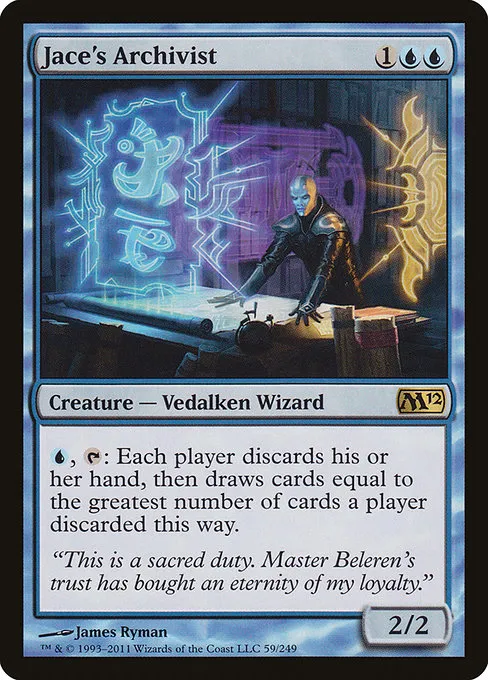 Jace's Archivist · Magic 2012 59/249