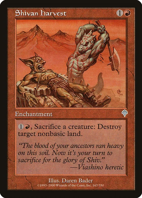 Shivan Harvest · Invasion 167/354