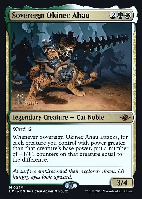Sovereign Okinec Ahau · The Lost Caverns of Ixalan Promos 240s/136