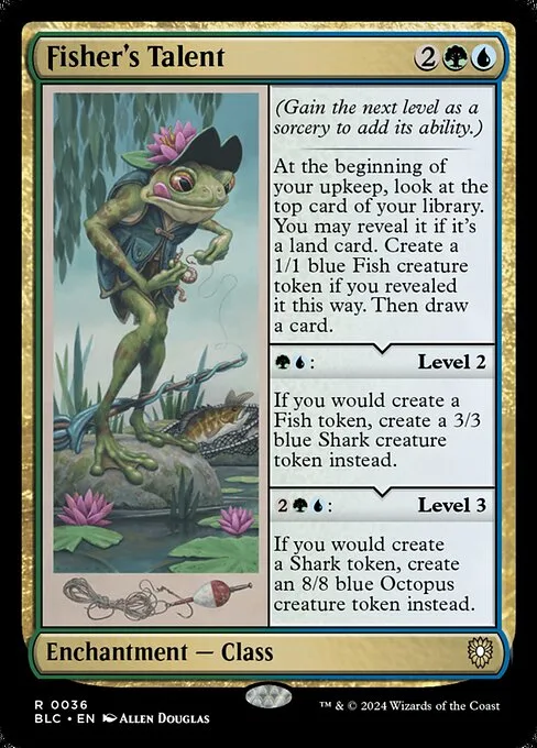 Fisher's Talent · Bloomburrow Commander 36/356