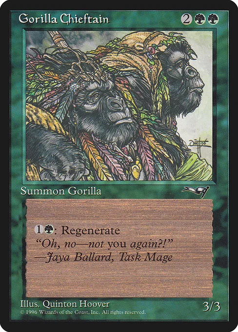 Gorilla Chieftain · Alliances 94a/199