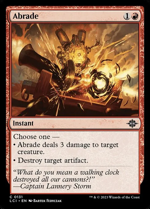 Abrade · The Lost Caverns of Ixalan 131/416