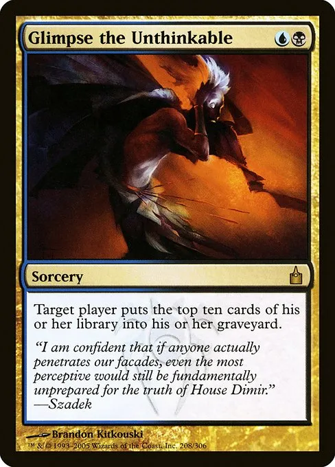 Glimpse the Unthinkable · Ravnica: City of Guilds 208/306