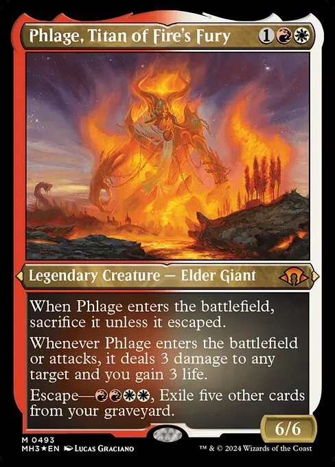 Phlage, Titan of Fire's Fury · Modern Horizons 3 493/528
