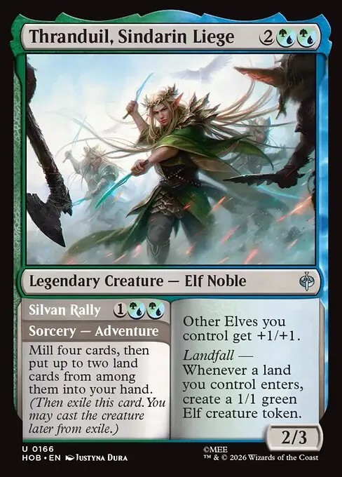 Thranduil, Sindarin Liege // Silvan Rally · The Hobbit 166/39