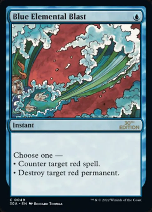 Blue Elemental Blast · 30th Anniversary Edition 49/594