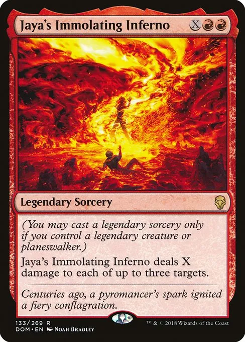 Jaya's Immolating Inferno · Dominaria 133/280