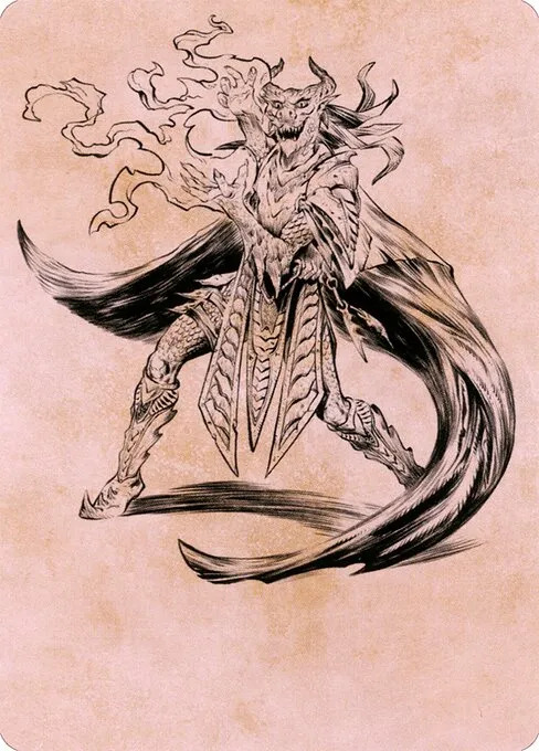 Livaan, Cultist of Tiamat // Livaan, Cultist of Tiamat · Battle for Baldur's Gate Art Series 55/81