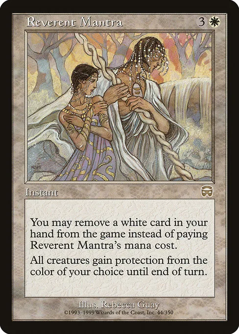 Reverent Mantra · Mercadian Masques 44/350