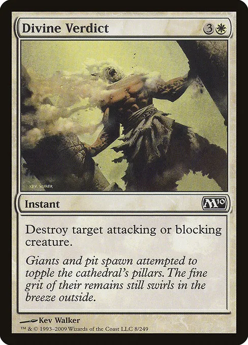 Divine Verdict · Magic 2010 8/249