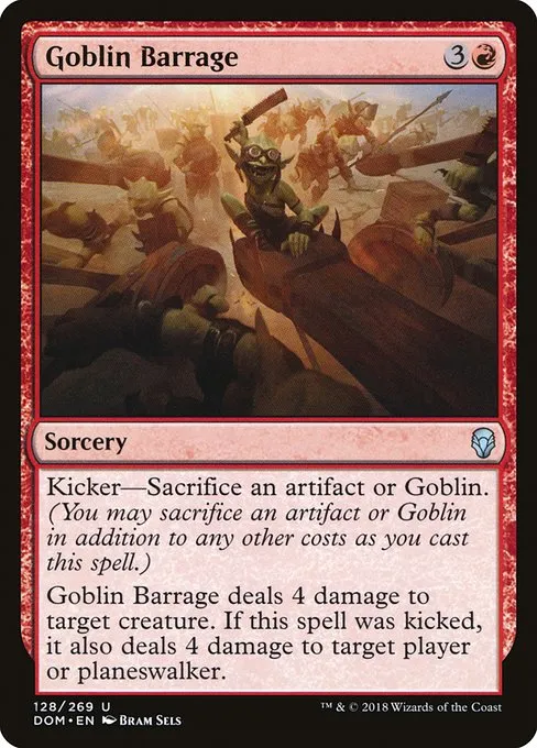 Goblin Barrage · Dominaria 128/280