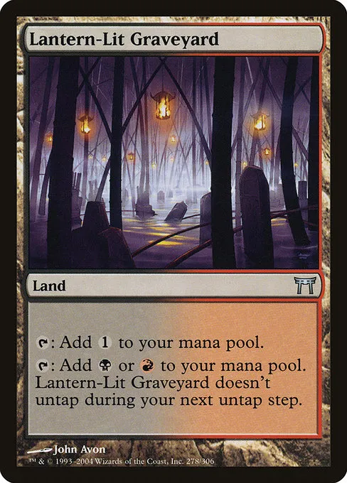 Lantern-Lit Graveyard · Champions of Kamigawa 278/307