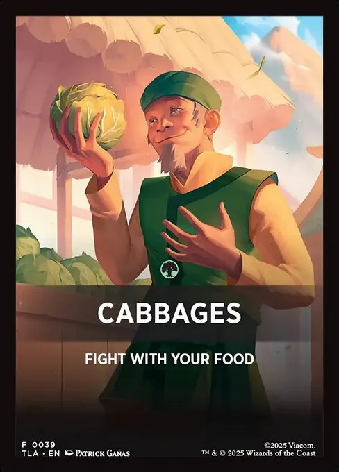 Cabbages · Avatar: The Last Airbender Jumpstart Front Cards 39/46