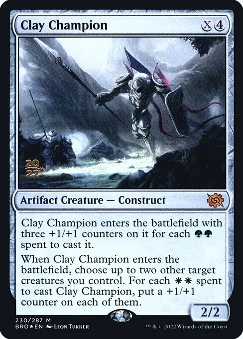 Clay Champion · The Brothers' War Promos 230s/171