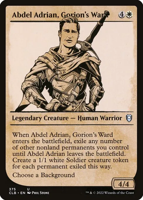 Abdel Adrian, Gorion's Ward · Commander Legends: Battle for Baldur's Gate 375/936