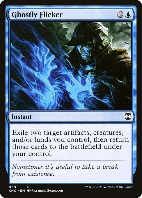 Ghostly Flicker · Kaldheim Commander 39/119