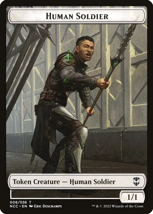 Human Soldier · New Capenna Commander Tokens 8/36
