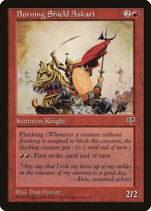 Burning Shield Askari · Mirage 162/353