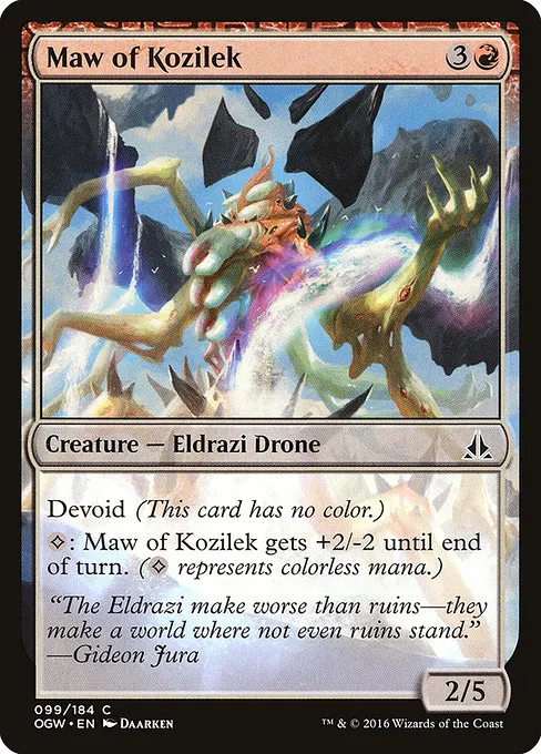 Maw of Kozilek · Oath of the Gatewatch 99/187