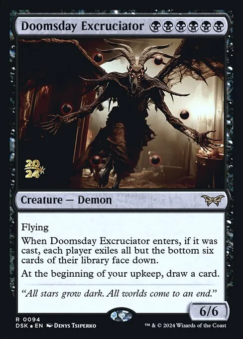 Doomsday Excruciator · Duskmourn: House of Horror Promos 94s/160
