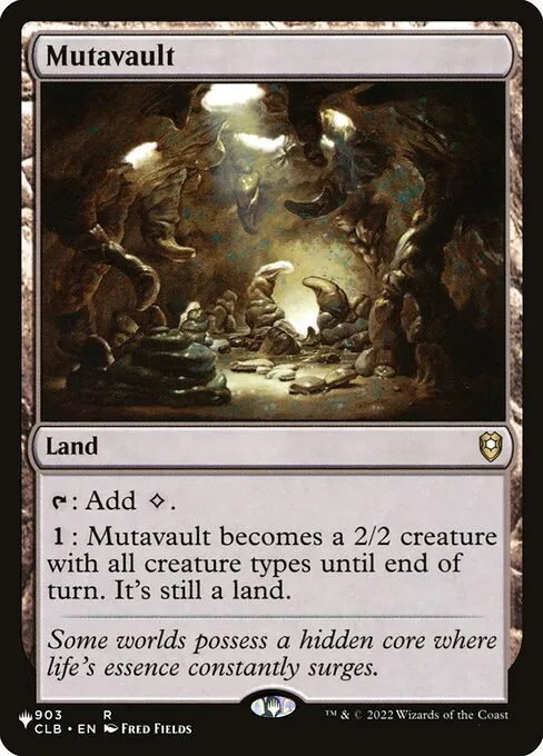 Mutavault · The List CLB-903/5050