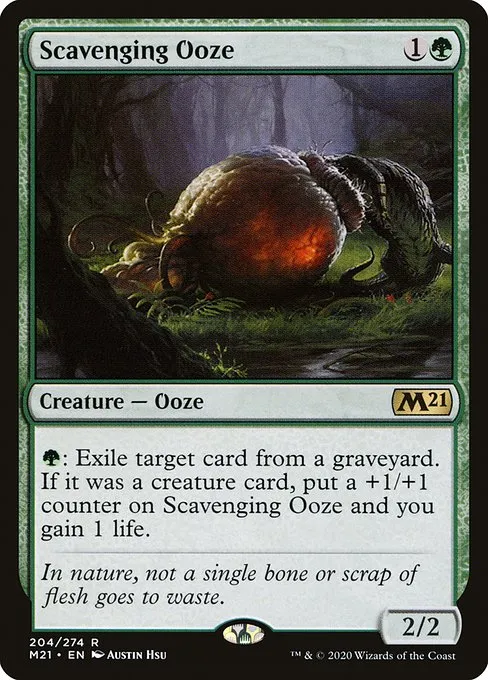 Scavenging Ooze · Core Set 2021 204/397