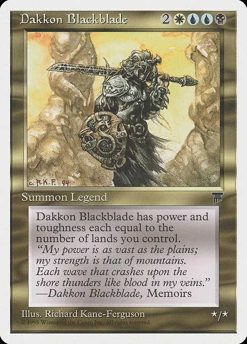 Dakkon Blackblade · Chronicles 75/125
