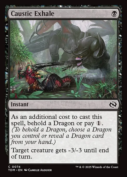 Caustic Exhale · Tarkir: Dragonstorm 74/427