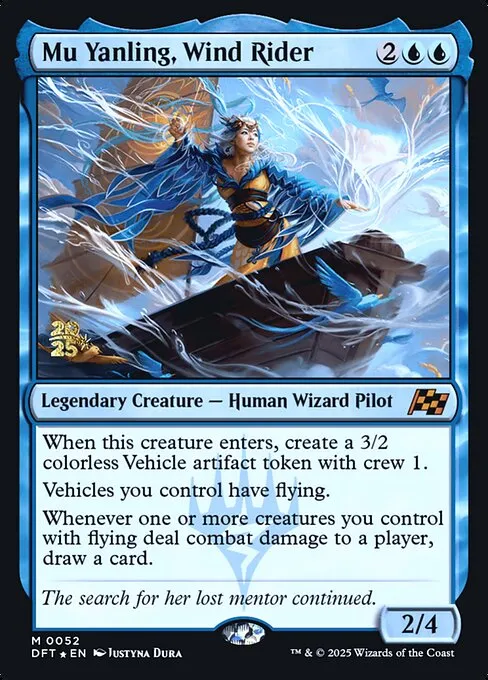 Mu Yanling, Wind Rider · Aetherdrift Promos 52s/160