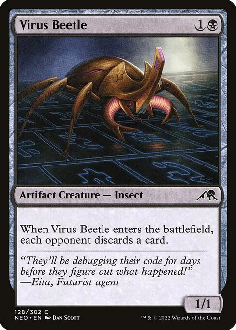 Virus Beetle · Kamigawa: Neon Dynasty 128/531