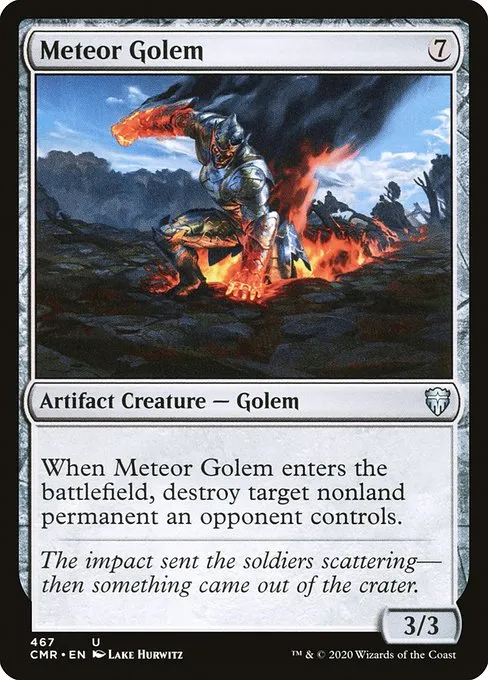 Meteor Golem · Commander Legends 467/718