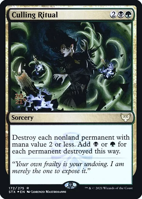 Culling Ritual · Strixhaven: School of Mages Promos 172s/164