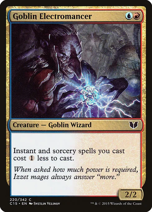 Goblin Electromancer · Commander 2015 220/342