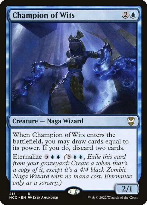 Champion of Wits · New Capenna Commander 213/447