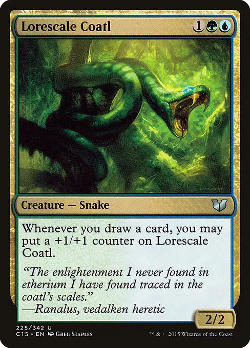 Lorescale Coatl · Commander 2015 225/342