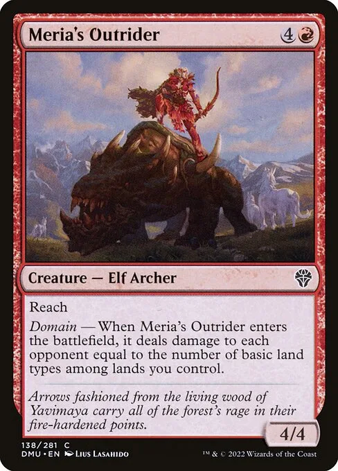 Meria's Outrider · Dominaria United 138/453