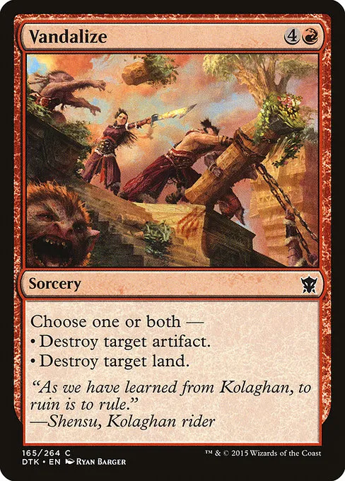 Vandalize · Dragons of Tarkir 165/264