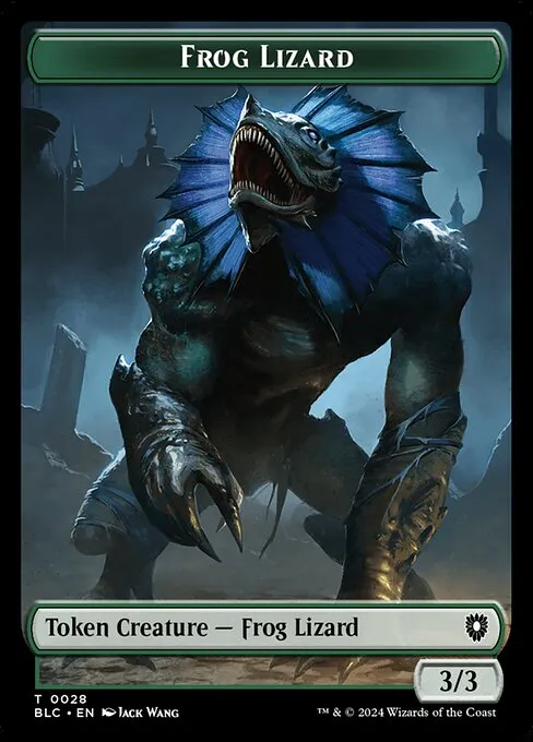 Frog Lizard · Bloomburrow Commander Tokens 28/41