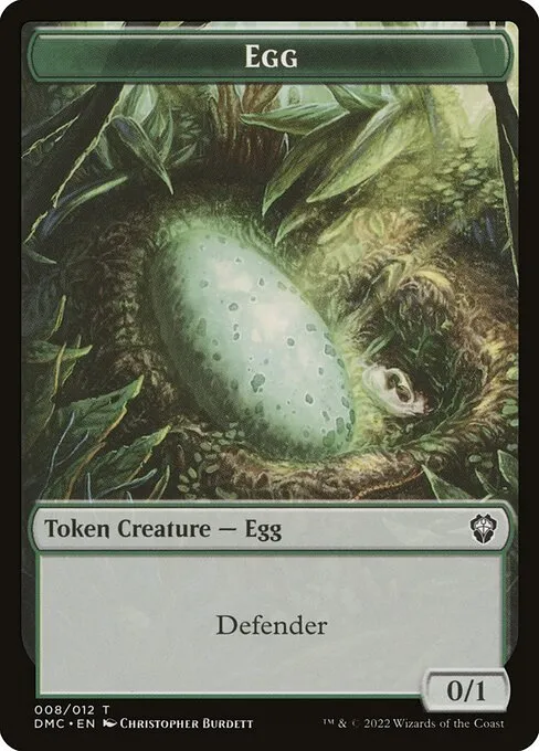 Egg · Dominaria United Commander Tokens 8/12